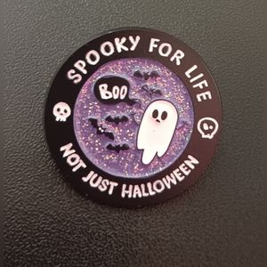SPOOKY FOR LIFE BROOCH (NEW)